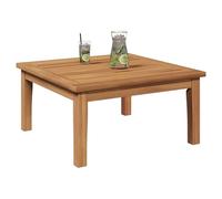 vidaXL Conjunto de Banco en Esquina marrón con Mesa de Madera Maciza. Mobiliario Minimalista para el Exterior, Asientos para 2 Personas Balcones, Jardines, terrazas, Patios y comedore