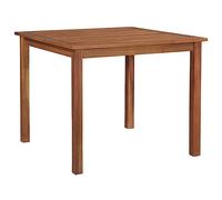 Mesa De Jardín Madera Maciza De Acacia 85x85x74 Cm Vidaxl