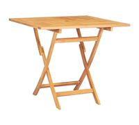 vidaXL Mesa de jardín plegable madera de teca maciza 85x85x76 cm