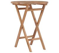 vidaXL Mesa de Jardín Plegable Terraza Exterior Patio Restaurantes Aire Libre Muebles Salón Balcón Comedor Tablero