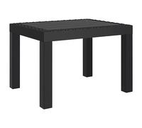 vidaXL Mesa de jardín PP Gris Antracita 59x47x40 cm, Mesa de Exterior, Muebles de jardín, Muebles de Patio, Mesa de Patio, Muebles de Exterior