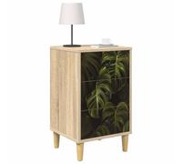 vidaXL Mesa de Noche ELBURG 2 uds. Roble Sonoma 36 x 33 x 60 cm, Dormitorio Moderno, diseño Rectangular con Gran Espacio, mesita Funcional, Armario Compacto, Organizador Esencial