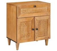 vidaXL Mesa de noche pequeña para la casa, perfecta como decoración y para tocar lámparas de estilo rústico en el dormitorio
