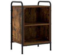 vidaXL Mesa de Noche Roble Ahumado 40 x 30 x 60 cm