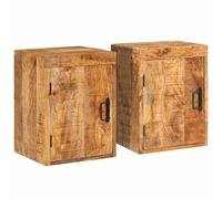vidaXL Mesa de noche rústica compacta para el dormitorio - Armario pequeño de madera para decorar la habitación - Unidad interior de muebles modernos con estante