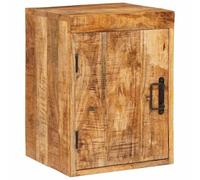 vidaXL Mesa de noche rústica - Mesita de noche compacta de madera para la cama, mueble pequeño de almacenamiento para decorar la habitación, unidad lateral para decoración moderna