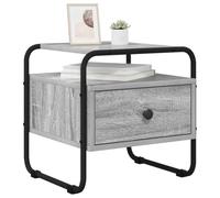 vidaXL Mesa de Noche Sonoma Gris Madera de ingeniería, Soluciones Modernas para Almacenamiento en el Dormitorio, Mesa de Noche Rectangular, Organizador Elegante