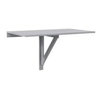 Mesa De Pared Plegable Contrachapada Gris Sonoma 100x60x56 Cm Vidaxl