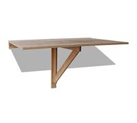 vidaXL Mesa de Pared Plegable Roble Plegable Mesa de Ordenador Cocina Oficina