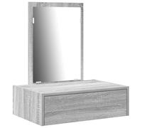 vidaXL Mesa de Tocador Colgante en Gris Sonoma, 60x40x70 cm