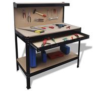 vidaXL Mesa de Trabajo Tablero de Cajón de Herramientas