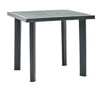 Mesa De Jardín De Plástico Verde 80x75x72 Cm Vidaxl