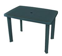 Mesa De Jardín De Plástico Verde 101x68x72 Cm Vidaxl