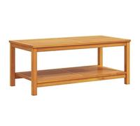 vidaXL Mesa Lateral Aceite Natural 110 x 55 x 45 cm | Está hecha de madera de pino macizo, así que es fuerte y se quedará contigo bastante tiempo, Mantiene las cosas minimalistas,