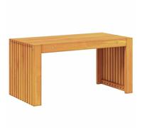 vidaXL Mesa lateral 70 x 35 x 35 cm Madera de acacia sólida, diseño moderno y funcional – Marrón
