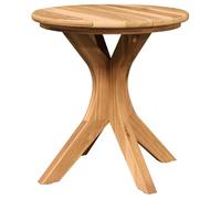 vidaXL Mesa Lateral de Jardín Ø40x41 cm Madera Sólida de Teca