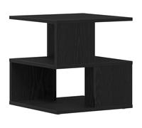vidaXL Mesa auxiliar madera de ingeniería roble negro 40x40x40 cm