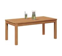 vidaXL Mesa Marrón 95 x 45 x 40 cm Madera de Teca Maciza, Muebles rústicos para jardín y terraza, sofá de Teca, Asiento de Madera Maciza y Descanso al Aire Libre