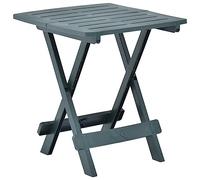 vidaXL Mesa de Jardín Plegable Exterior Mueble Escritorio Aire Libre Decoración Restaurante Comedor Tablero Balcón Cocina Patio de Plástico Verde