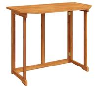 Mesa Para Terraza Bistró Madera Maciza De Acacia 90x50x75 Cm Vidaxl