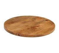 vidaXL Tablero de Mesa Redondo Madera Maciza de Mango Ø 40x2,5 cm
