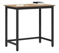 vidaXL Mesa Roble Artisan Madera Ingenierizada y Acero