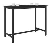 vidaXL Mesa Roble Negro 100 x 50 x 76,5 cm