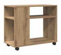vidaXL Mesa Rodante de Madera Roble Sonoma 70x35x60 cm