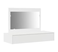 vidaXL Mesa tocador Colgante de Pared Blanca 100x40x70 cm