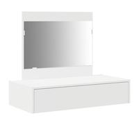 vidaXL Mesa tocador Colgante de Pared Blanca 83x40x70 cm