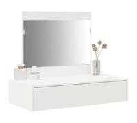 vidaXL Mesa tocador Colgante de Pared Blanca 83x40x70 cm