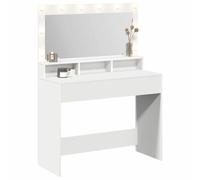 vidaXL Mesa tocador con Luces LED Blanco 100x41x135 cm
