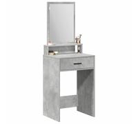 vidaXL Mesa Tocador con cajón Gris Concreto 50 x 41 x 140 cm