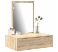 vidaXL Mesa tocador Colgante de Pared Roble Sonoma 60x40x70 cm