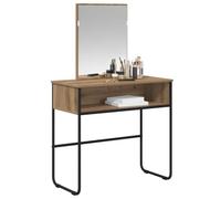 vidaXL Mesa Tocador Roble Artisan 81 x 40 x 131 cm