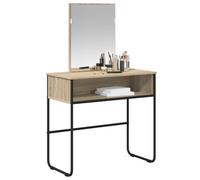 vidaXL Mesa Tocador Roble Sonoma 81 x 40 x 131 cm Madera de ingeniería