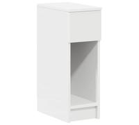 vidaXL Mesilla de Noche con cajón Blanca 20x36x60 cm, mesilla de Noche, mesita Auxiliar para Dormitorio, Muebles de Dormitorio, mesita Auxiliar