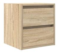 vidaXL Mesilla de Noche de Pared Roble Sonoma 38x34x40 cm, mesita de Noche, mesita de Noche, Mesa de Noche, mesita de Noche, Armario de Cama