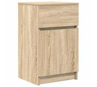 vidaXL Mesilla de noche Roble Sonoma Madera de ingeniería 39x35x65 cm