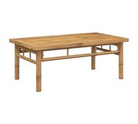 vidaXL Mesita de Centro de bambú 90x50x35 cm, Mesa Auxiliar, Mesa de salón, mesita de Centro, Mesa de sofá, Mesa Central, mesita de salón