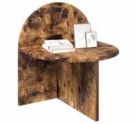 vidaXL Mesita de Noche 2 pcs Roble Ahumado 40 x 35,5 x 45,5 cm, Mesa de Noche Funcional, Mueble Moderno, diseño Minimalista, Superficie práctica para Tus Esenciales