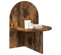vidaXL Mesita de Noche 2 pcs Roble Ahumado 48 x 49 x 65 cm, Mesa de Noche Funcional, Mueble Moderno, diseño Minimalista, Superficie práctica para Tus Esenciales