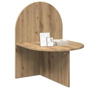 vidaXL Mesita de Noche 2 pcs Roble Artesanal 48 x 49 x 65 cm, Mesa de Noche Funcional, Mueble Moderno, diseño Minimalista, Superficie práctica para Tus Esenciales