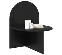 vidaXL Mesita de Noche 2 pcs Roble Negro 48 x 49 x 65 cm, Mesa de Noche Funcional, Mueble Moderno, diseño Minimalista, Superficie práctica para Tus Esenciales