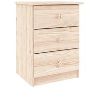 vidaXL Mesita de Noche Alta Madera Maciza de Pino 41x35x55,5 cm