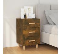 vidaXL Mesita de Noche Aparador Auxiliar Armario con Cajones Cama Dormitorio Habitación Almacenaje Madera Contrachapada 40x40x66 cm