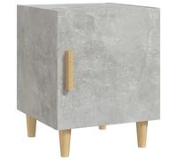 vidaXL Mesita de Noche Aparador Auxiliar Armario Mesilla con Cajones Cama Dormitorio Habitación Almacenaje Madera Contrachapada Gris Hormigón