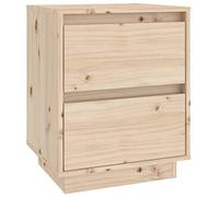 vidaXL Mesita de Noche Aparador Auxiliar Lateral Armario Cama Dormitorio Habitación Organizador Muebles 40x35x50 cm Madera Maciza de Pino