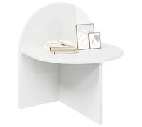 vidaXL Mesita de Noche Brillante 40 x 35,5 x 45,5 cm, Mesa de Noche Funcional, Mueble Moderno, diseño Minimalista, Superficie práctica para Tus Esenciales