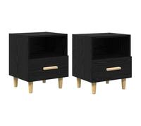 vidaXL Mesita de noche compacta con almacenamiento decoración moderna organización decorativa para casa pequeña
